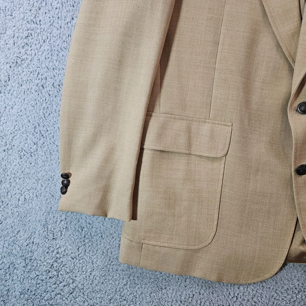 Botany 500 Suit Blazer Sport Coat Men 42S‎ Light Brown - Flaw